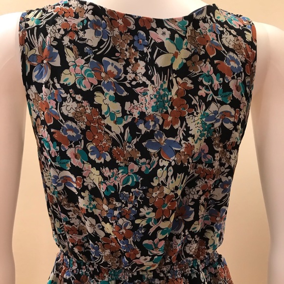 Cotton On Sleeveless Floral Dress High Low Hemline - Picture 9 of 15